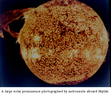 Skylab Solar prominence view